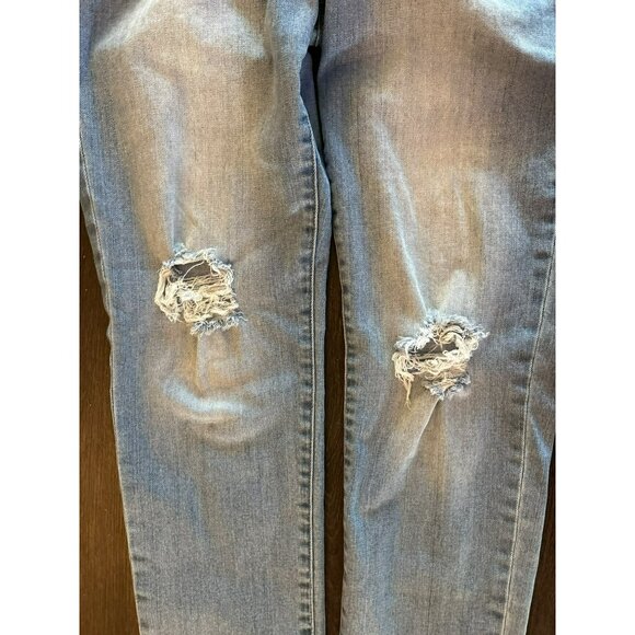 Kut From The Kloth Adele Slouchy Boyfriend Distressed Light Wash Ankle Jeans Siz - Picture 9 of 12